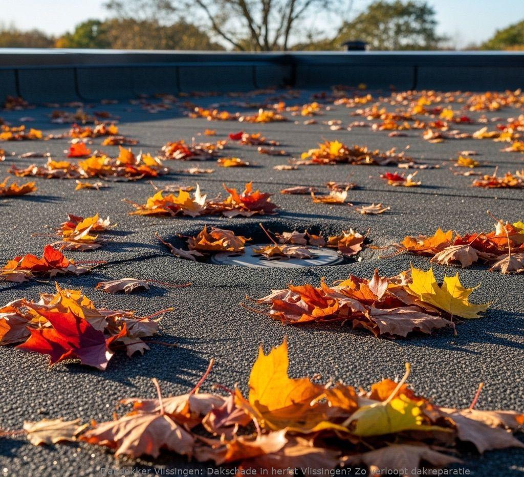 Dakschade In Herfst Vlissingen